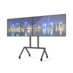 Heckler H490-BG AV Cart - Dual Display Kit Black Grey