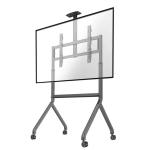 North Bayou 60"-100" Mobile TV Cart Trolley - Black - Load Capacity 90kgs - VESA 400x200-900x600 - Camera Shelf