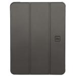 Tucano Satin Folio Case ( Black ) for iPad 11" A16  &  10th Gen 10.9" (2022) - with internal compartment to store your Apple Pencil - Military standard test approved