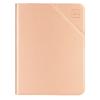 Tucano Metal Series Folio Case  ( Gold ) for iPad Mini 6th and iPad Mini 7th A17 pro chips - Flexible and durable back shell; Front cover in satin finishingthat converts into a convenient stand; made from recycled plastic bottles; Camera op