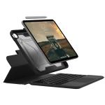 Urban Armor Gear Rugged Bluetooth Keyboard W / TrackPad  for  for iPad 11" A16 &  iPad 10.9" (10th Gen) -Black /Ash