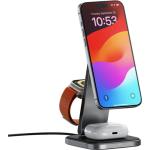 SATECHI 3-in-1 Foldable QI2 Wireless Charging Stand with 45W Charger & Travel Adapters