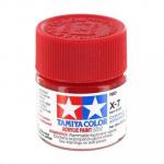 Tamiya X-7 Acrylic Mini Paint - Red - 10ml