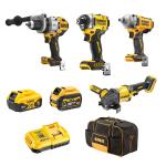 Dewalt 18V / 54V XR Mixed Voltage 4 Piece Kit   5.0/6.0Ah