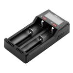 Fenix Battery Charger ARE-D2 Dual Channel Charger Li-ion and Ni-MH / Ni-Cd  Charger 5V/2A, Charging / Discharging, MicroUSB Charging Port, Support Lots of Rechargeable Batteries on Market