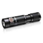 Fenix Everyday Carry Torch E05R Mini Keychain Flashlight Max 400 Lumens - Black, Head: 0.60" (15.3mm), Build-In 320mAH Li-polymer Battery & MicroUSB Charging Port, Aluminum, Metal Switch Operation, Micro USB Charging Cable is Included