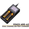 Fenix Battery Charger ARE-A2 Dual Channel Charger Li-ion and Ni-MH / Ni-Cd Charger Support Lots of Rechargeable Batteries on Market