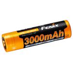 Fenix 18650 Li-ion Battery ARB-L18-3000P Rechargeable Battery Button-Top, 3000mAh, 3.6V, 10.8Wh, with Protection Circuit in the Anode