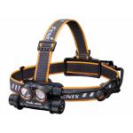 Fenix Work & Outdoor HM75R Black Rechargeable LED Headlamp Max 1,600 Lumens, Max 223m Beam Distance, Two Power Sources, Spotlight, Floodlight, Red Light Combined - Power Bank Function, Including 2 of Different Rechargeable Batteries