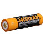 Fenix 18650 Li-ion Battery ARB-L18-3400U V3.0 Rechargeable Battery Button-Top, Built-in USB Type-C Charging Port, 3400mAh, 3.6V, with Protective Circuit in the Anode