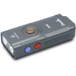 Fenix Everyday Carry Torch E06R Mini Keychain Flashlight Max 700 Lumens - Grey, Max 110m Beam Distance, Pocket Size, Built-in 750mAh Li-polymer Battery, White Light, UV Light and Red Laser, Anti-Counterfeit Authentication, Aluminum
