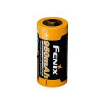 Fenix 16340 Li-ion Battery ARB-L16-950P Rechargeable Battery Button-Top, 950mAh, 3.6V, Protection Circuit in the Anode