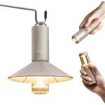 HOTO Multi-function Camping Light 3 modes: camping light, ambient light, flashlight, IPX6 water resistance, 180 measured lumens, 3100mAh lithium battery