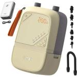 Litheli U20 Electric Sup Air Pump 1.4 Bar ( 20 psi) with 400L/Min Flow Rate, with 6 Nozzles, for Inflates Boats, Kayaks, Mattresses and More,