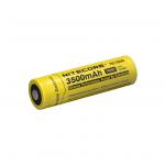Nitecore Battery NL1835 18650 Li-ion Battery Rechargeable. 3500 mAh 3.6V 12.6Wh, Ultimate Performance, Accept Integrated Battery Overcharge-Discharge Protection Circuits,  More Than 500 Charge-Discharge Cycles