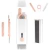 7-in-1 Q6E Multifunctional Cleaner Kit (Pink), For Airpods 3/2/1/Pro, Samsung Sony Beats Headphone, Mobile Phone, Laptop, Camera, Gaming Keyboard