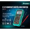 ProsKit MT-1210 3 1/2 Compact Digital Multimeter Lcd Back Light Data Hold Transistor HFE Test