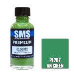 SMS PL207 AIR BRUSH PAINT 30ML PREMIUM AN GREEN  ACRYLIC LACQUER SCALE MODELLERS SUPPLY