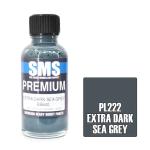 SMS PL222 AIRBRUSH PAINT 30ML PREMIUM EXTRA DARK SEA GREY ACRYLIC LACQUER SCALE MODELLERSSUPPLY