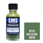 SMS PL171 AIR BRUSH PAINT 30ML PREMIUM REFLECTIVE GREEN  ACRYLIC LACQUER SCALE MODELLERS SUPPLY