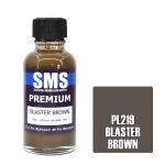 SMS PL219 AIRBRUSH PAINT 30ML PREMIUM BLASTER BROWN ACRYLIC LACQUER SCALE MODELLERS SUPPLY