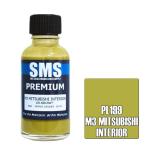 SMS PL199 AIR BRUSH PAINT 30ML PREMIUM M3 MITSUBISHI INTERIOR  ACRYLIC LACQUER SCALE MODELLERS SUPPLY