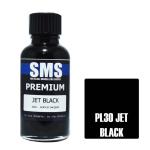 SMS PL30 Airbrush Paint 30ml Premium Jet Black Acrylic Lacquer Scale Modellers Supply