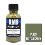 SMS PL153 AIR BRUSH PAINT 30ML PREMIUM BRITISH GREEN SCC NO.7   ACRYLIC LACQUER SCALE MODELLERS SUPPLY
