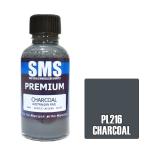 SMS PL216 AIR BRUSH PAINT 30ML PREMIUM CHARCOAL  ACRYLIC LACQUER SCALE MODELLERS SUPPLY