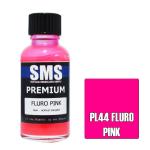 SMS PL44 AIRBRUSH PAINT 30ML PREMIUM FLURO PINK ACRYLIC LACQUER SCALE MODELLERS SUPPLY