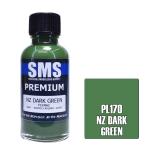SMS PL170 AIR BRUSH PAINT 30ML PREMIUM NZ DARK GREEN  ACRYLIC LACQUER SCALE MODELLERS SUPPLY