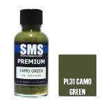 SMS PL31 AIR BRUSH PAINT 30ML PREMIUM CAMO GREEN  ACRYLIC LACQUER SCALE MODELLERS SUPPLY