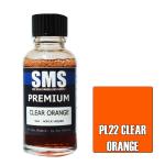 SMS PL22 AIRBRUSH PAINT 30ML PREMIUM CLEAR ORANGE ACRYLIC LACQUER SCALE MODELLERS SUPPLY
