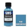 SMS PL102 AIR BRUSH PAINT 30ML PREMIUM AGGRESSOR BLUE ACRYLIC LACQUER SCALE MODELLERS SUPPLY