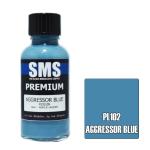 SMS PL102 AIR BRUSH PAINT 30ML PREMIUM AGGRESSOR BLUE ACRYLIC LACQUER SCALE MODELLERS SUPPLY