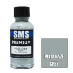 SMS PL119 AIR BRUSH PAINT 30ML PREMIUM HAZE GREY  ACRYLIC LACQUER SCALE MODELLERS SUPPLY
