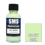SMS PL14 AIRBRUSH PAINT 30ML PREMIUM SKY GREEN  ACRYLIC LACQUER SCALE MODELLERS SUPPLY