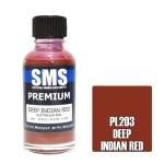 SMS PL203 AIR BRUSH PAINT 30ML PREMIUM DEEP INDIAN RED  ACRYLIC LACQUER SCALE MODELLERS SUPPLY
