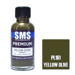 SMS PL161 AIR BRUSH PAINT 30ML PREMIUM YELLOW OLIVE  ACRYLIC LACQUER SCALE MODELLERS SUPPLY