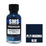 SMS PL71 AIR BRUSH PAINT 30ML PREMIUM INSIGNIA BLUE  ACRYLIC LACQUER SCALE MODELLERS SUPPLY