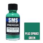 SMS PL53 AIRBRUSH PAINT 30ML PREMIUM SPRUCE GREEN ACRYLIC LACQUER SCALE MODELLERS SUPPLY