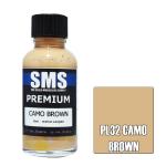 SMS PL32 AIR BRUSH PAINT 30ML PREMIUM CAMO BROWN ACRYLIC LACQUER SCALE MODELLERS SUPPLY