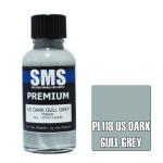 SMS PL118 AIR BRUSH PAINT 30ML PREMIUM US DARK GULL GREY  ACRYLIC LACQUER SCALE MODELLERSSUPPLY