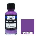 SMS PL40 AIRBRUSH PAINT 30ML PREMIUM VIOLET ACRYLIC LACQUER SCALE MODELLERS SUPPLY