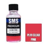 SMS PL111 AIRBRUSH PAINT 30ML PREMIUM CLEAR PINK ACRYLIC LACQUER SCALE MODELLERS SUPPLY