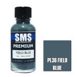 SMS PL36 AIR BRUSH PAINT 30ML PREMIUM FIELD BLUE  ACRYLIC LACQUER SCALE MODELLERS SUPPLY