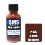 SMS PL125 AIR BRUSH PAINT 30ML PREMIUM GERMAN RED BROWN  ACRYLIC LACQUER SCALE MODELLERS SUPPLY