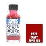 SMS PA24 Airbrush Paint 30ml Candy Apple Red Acrylic Lacquer Scale Modellers Supply