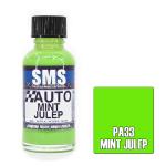 SMS PA33 Airbrush Paint 30ml Mint Julep Acrylic Lacquer Scale Modellers Supply