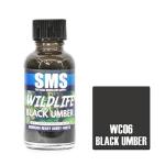 SMS WC06 Airbrush Paint 30ml Black Umber Acrylic Lacquer Scale Modellers Supply